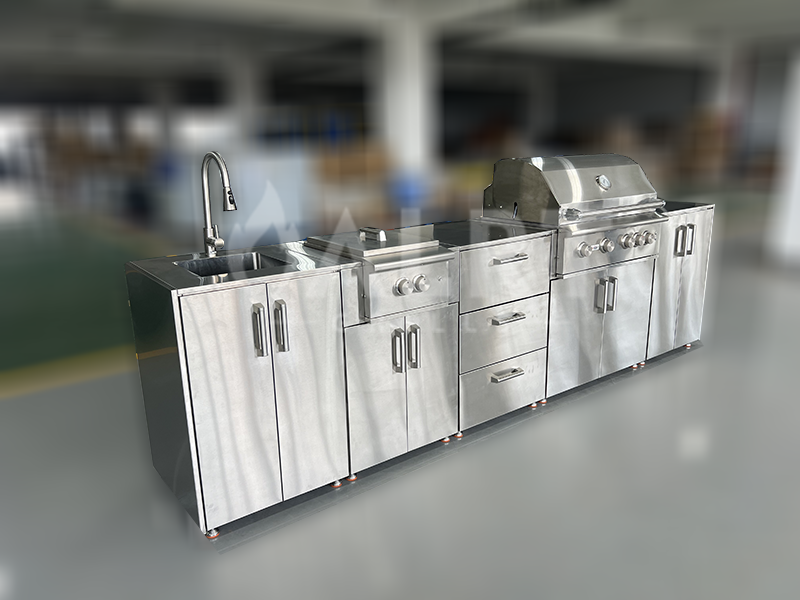 304 Stainless Steel Five-Module Outdoor Kitchen