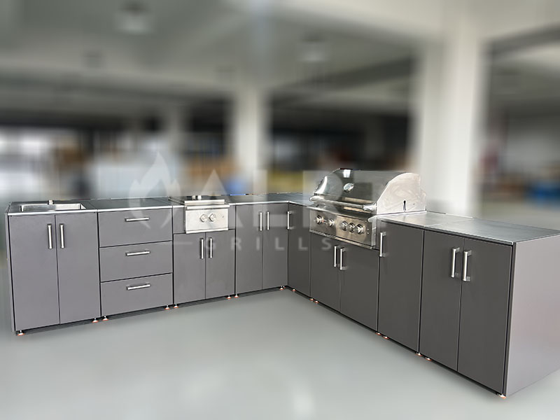 Graphite Gray – L-Shaped · 201 Stainless Steel · Powder Coated