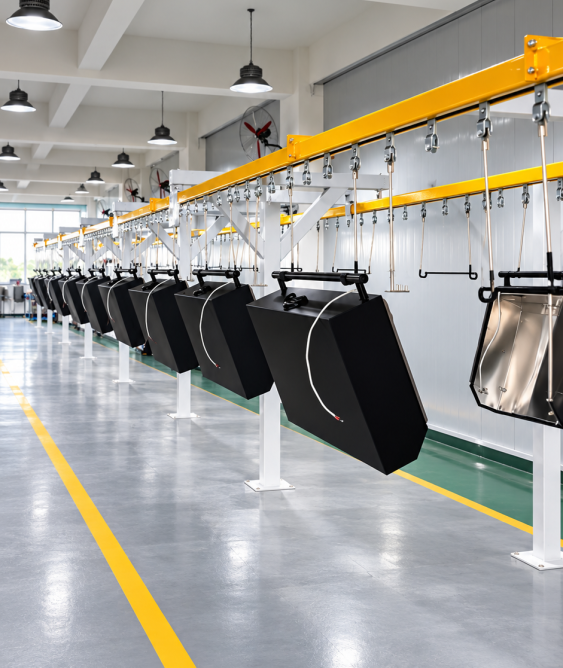 Grill bodies entering finishing and inspection stages Grill bodies entering finishing and inspection stages